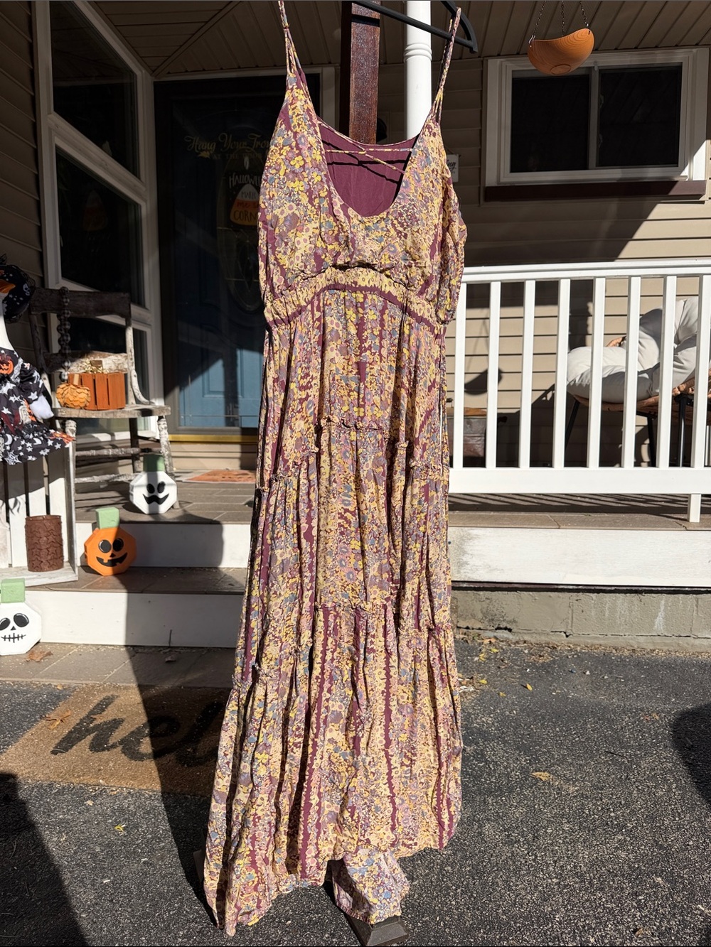 Vintage Free People Valerie Floral Maxi Dress - Picture 6 of 7